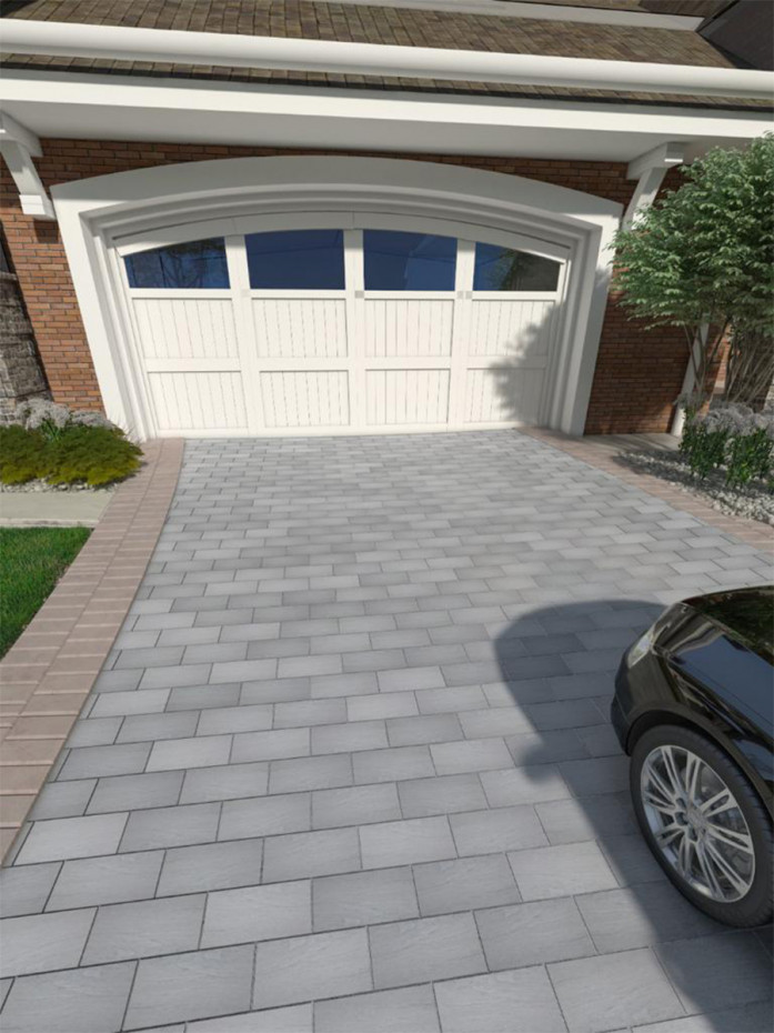 Kandla Grey Porcelain Cobbles - 200x100x20mm