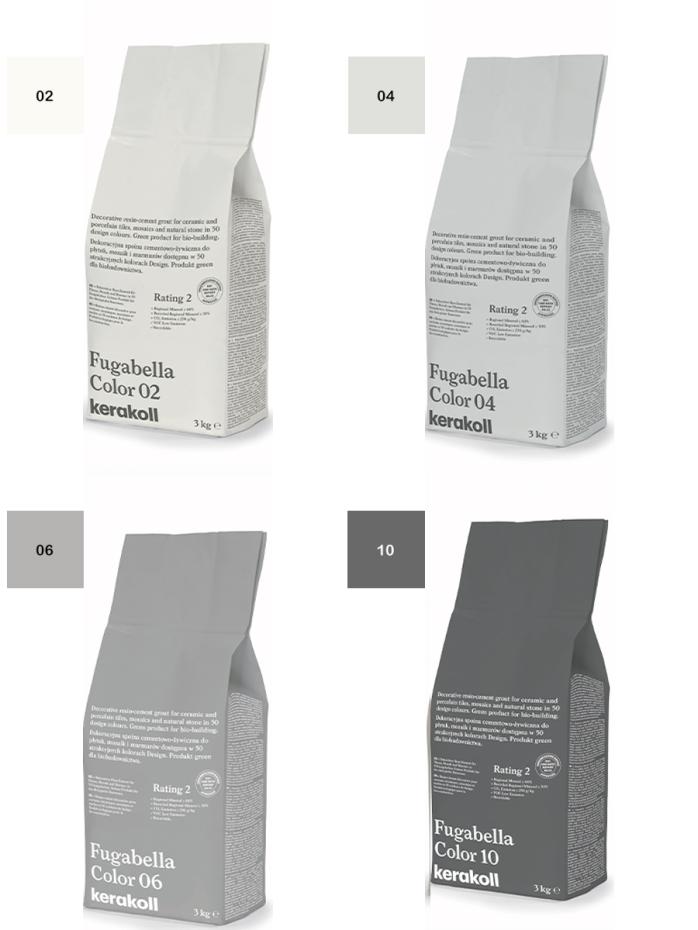 Kerakoll Fugabella Color Resin-Cement Outdoor Grout - 9kg Bag (Colour Choices)