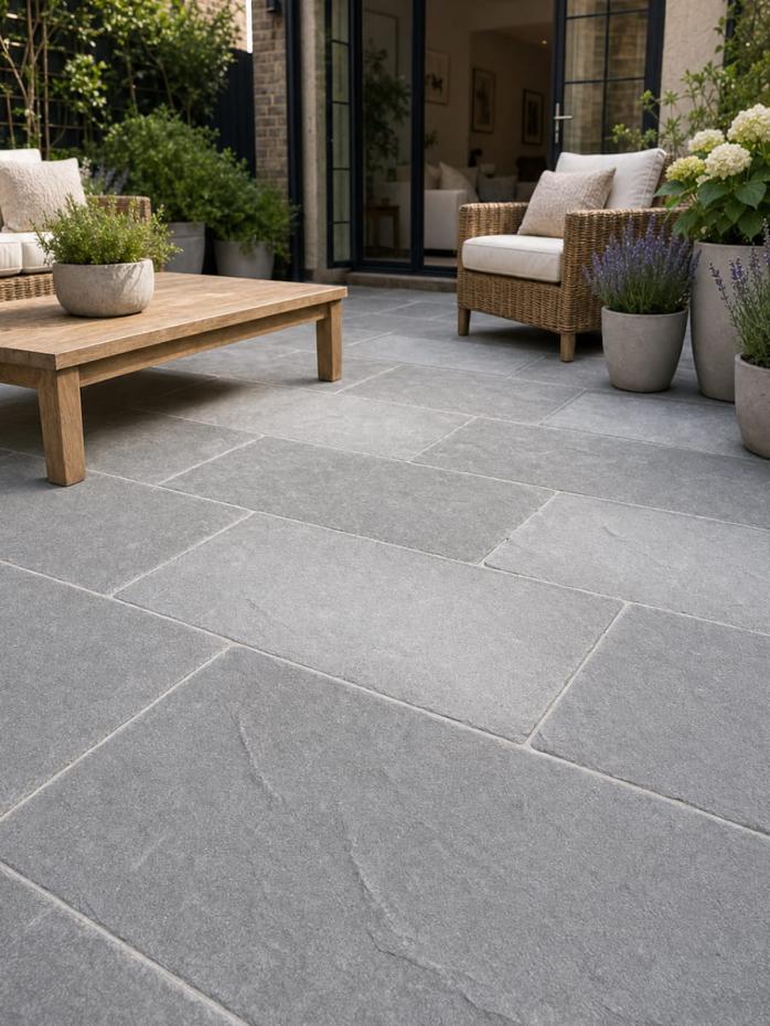 Cathedral Grey Tumbled Limestone - 900x600mm
