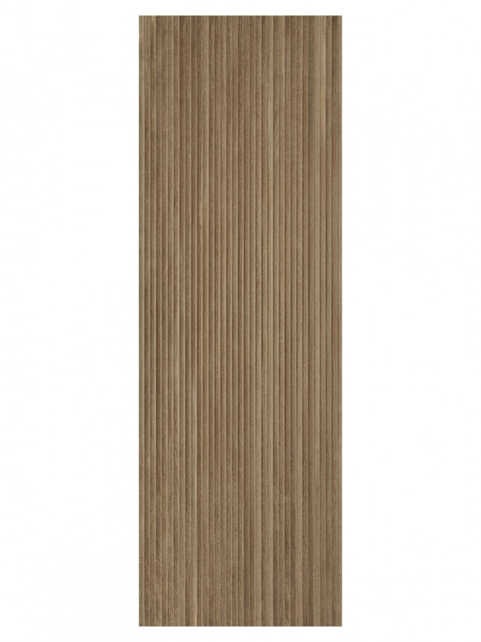 Larchwood Ipe Fluted Slat Wood Wall Tile - 900x300mm