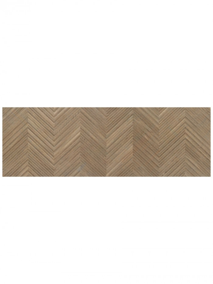 Larchwood Ipe Zig Slat Wood Wall Tile - 900x300mm