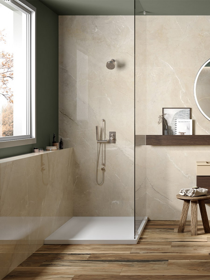 Canova Limestone Italian Porcelain Tiles - 1200x2800mm