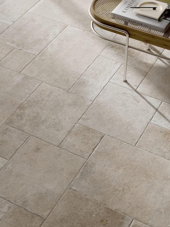 Lincoln Ivory Modular Pattern Tiles - Roman Opus