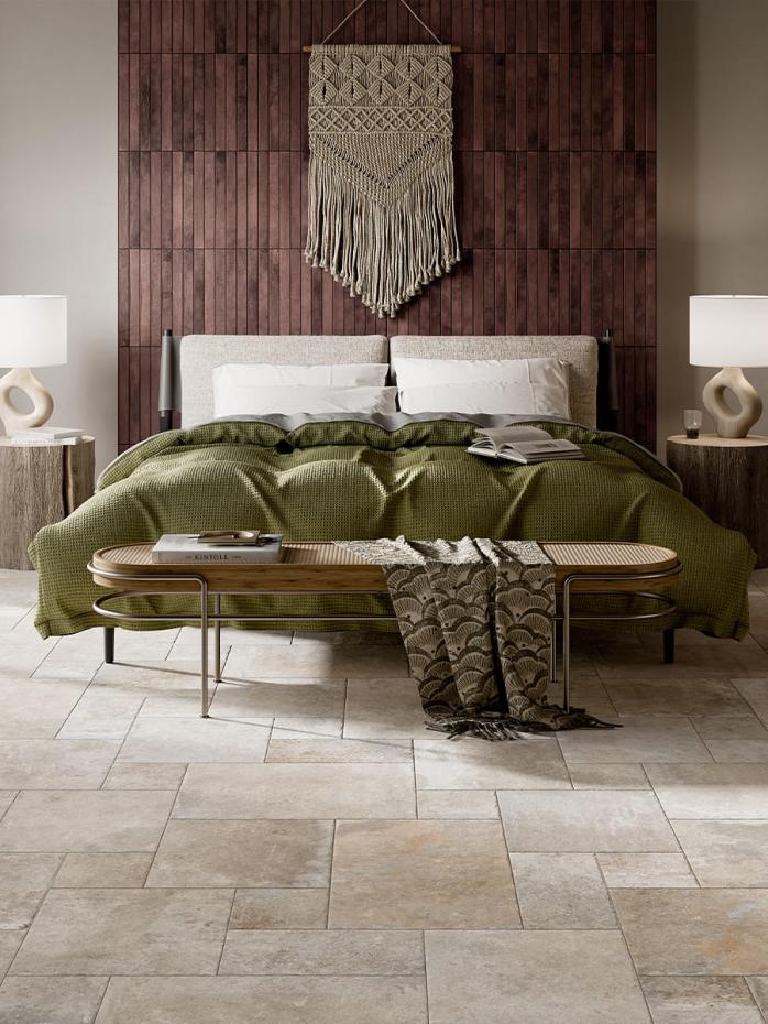 Lincoln Ivory Modular Pattern Tiles - Roman Opus