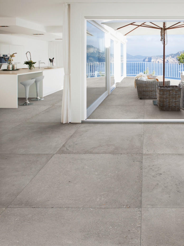 Loft Light Grey Italian Porcelain Tiles - 1000x1000mm (LAST PACK)