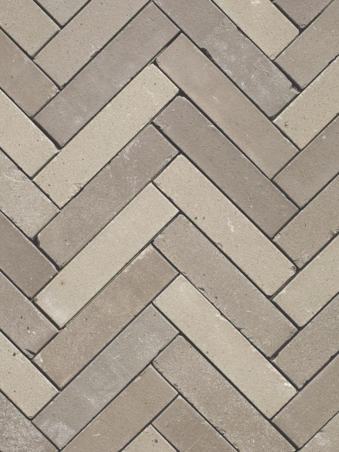 Lotis Tumbled Clay Pavers - 200x50x60mm