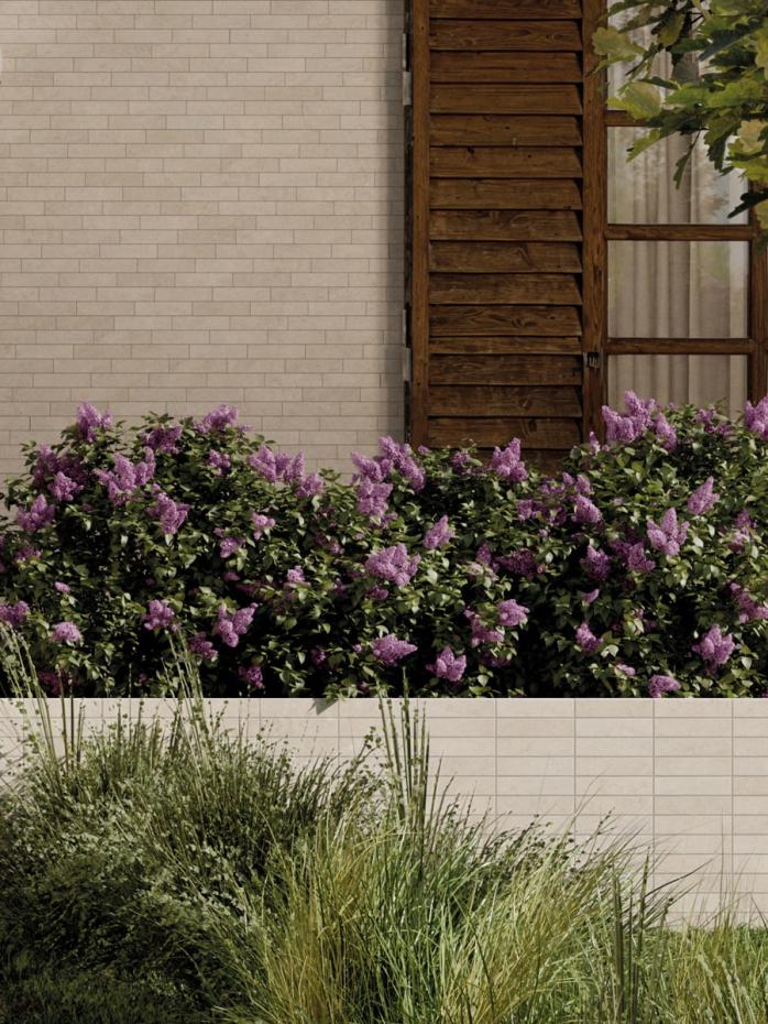 Lutezia Ivory Limestone Paver Effect Porcelain - 48x200mm