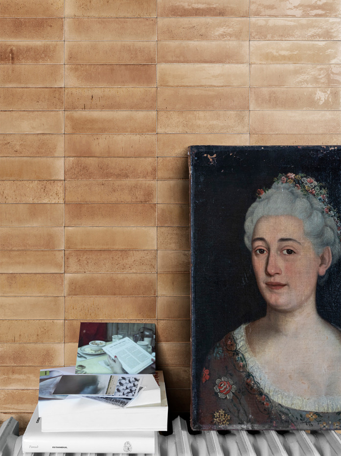 Lume Pink Italian Brick Effect Tile - 60x240mm (Last Pack)