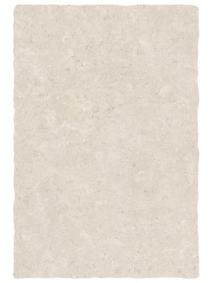Langham Ivory Tumbled Porcelain Tile - 900x600x10mm
