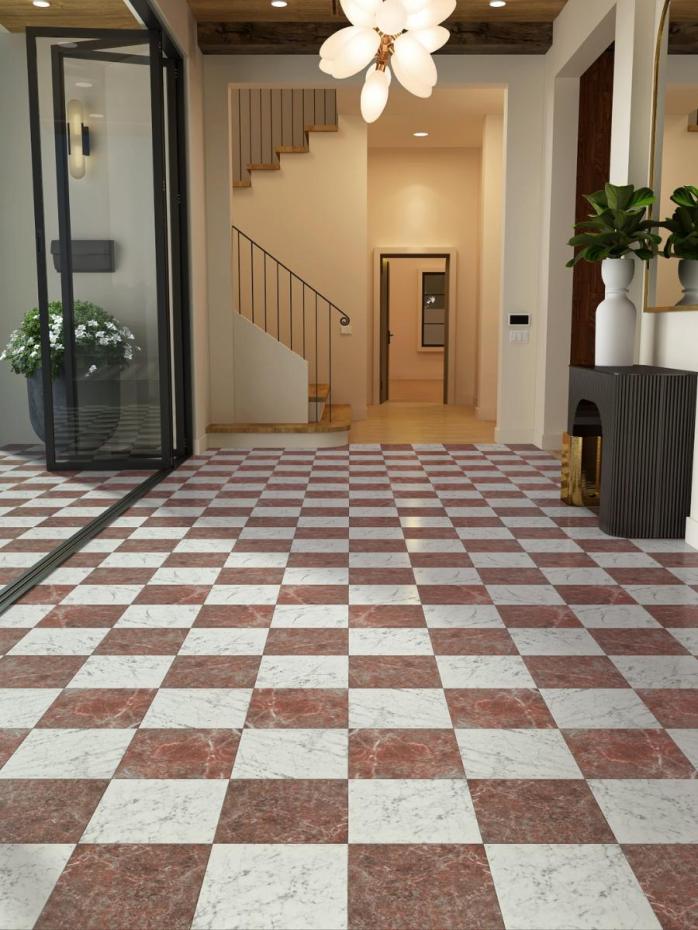 Majestic Carrara Italian Marble Effect Porcelain Tile - 300x300x9mm