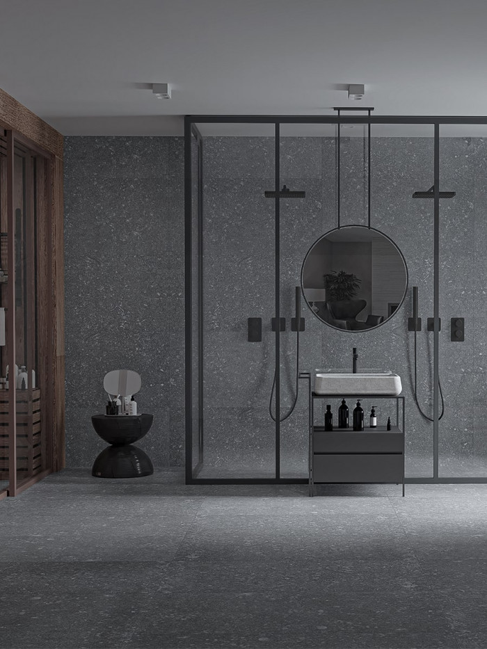 Hardblue Grey Porcelain Tile - 1200x600x9.5mm (LAST CLEARANCE PACK)