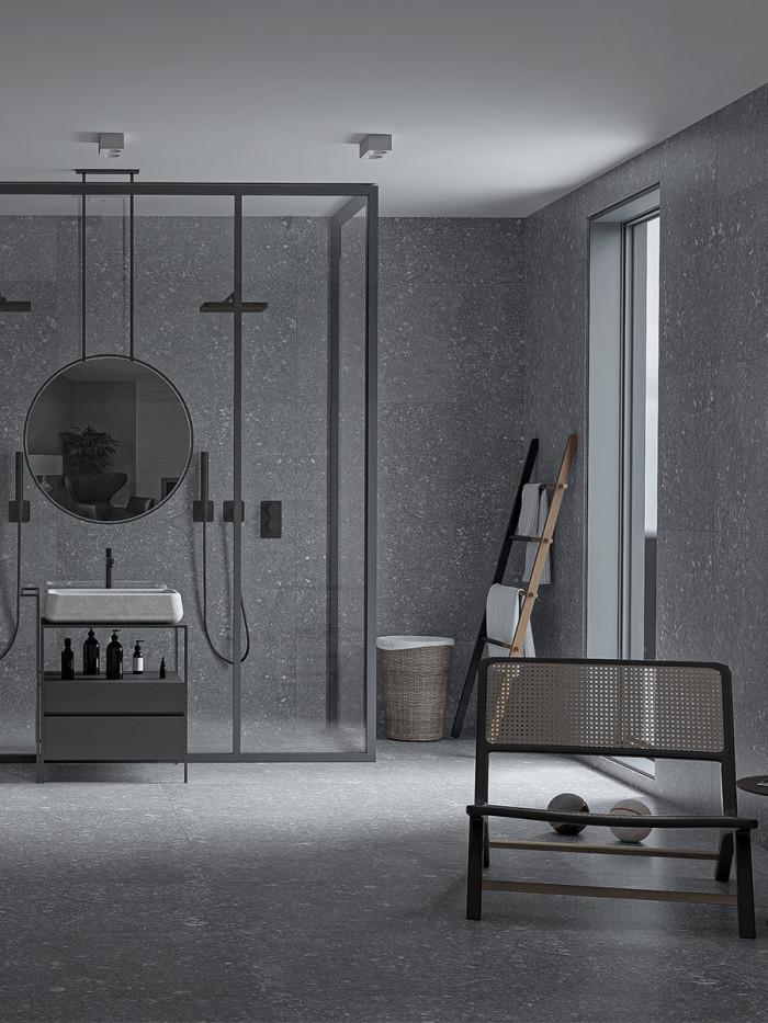 Hardblue Grey Porcelain Tile - 1200x600x9.5mm (LAST CLEARANCE PACK)