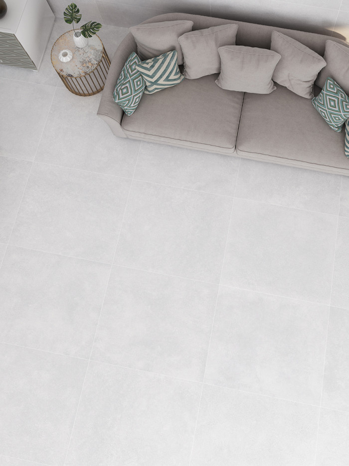 Santorini White Porcelain Tile - 1000x1000x10mm