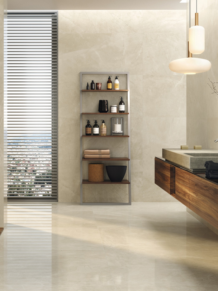 Marfil Ivory Polished Porcelain Tile - 1200x1200mm
