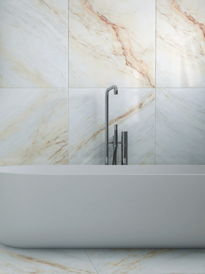 Michelangelo Onyx Porcelain Tiles - 1200x600mm