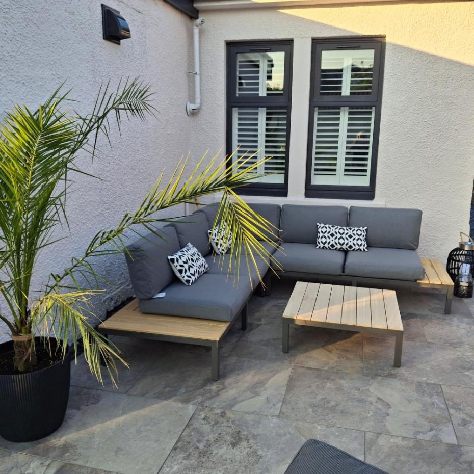 Multi Grey Slate Outdoor Porcelain - 900x600x20mm