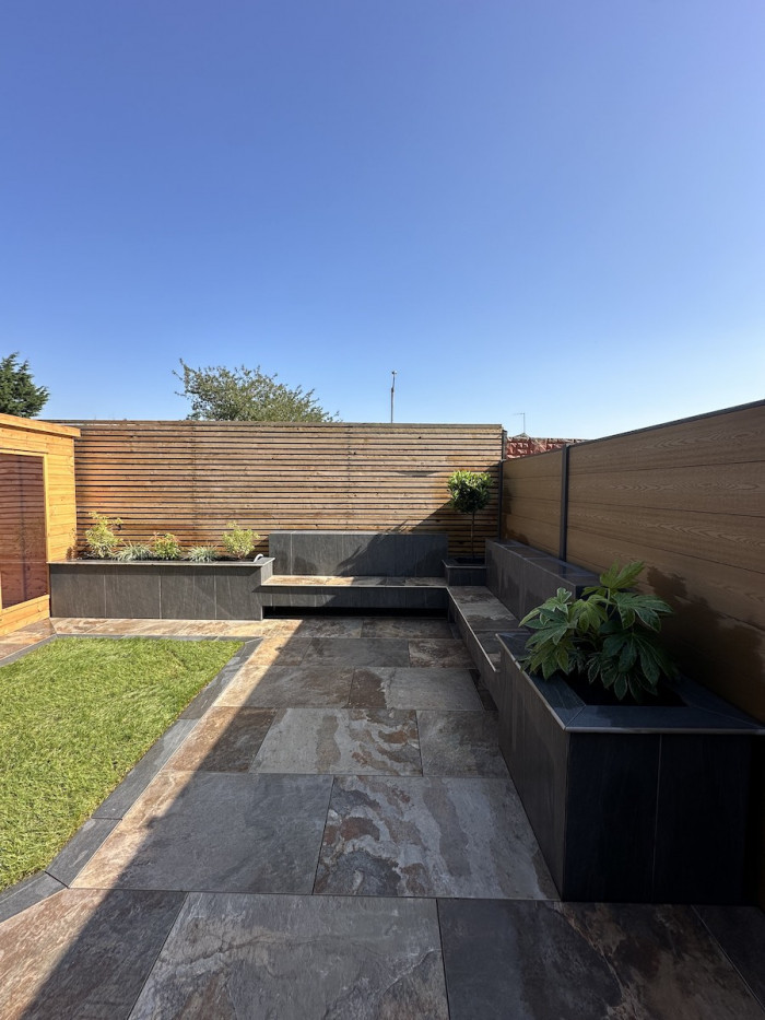 Multicolour Slate Outdoor Porcelain - 900x600x20mm