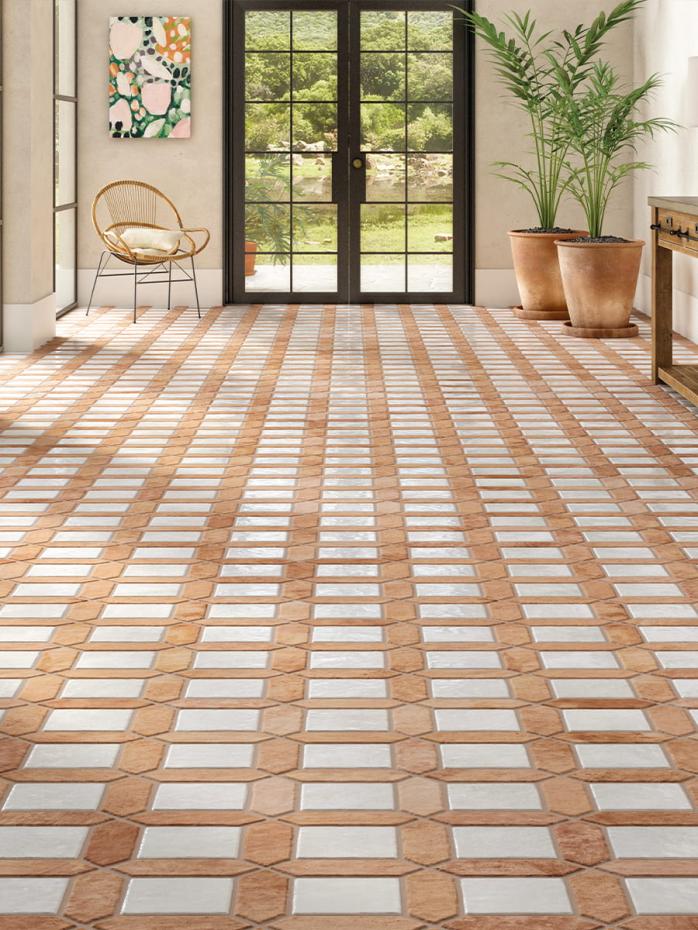 Murcia Mix Coto Patterned Tile - 600x400mm