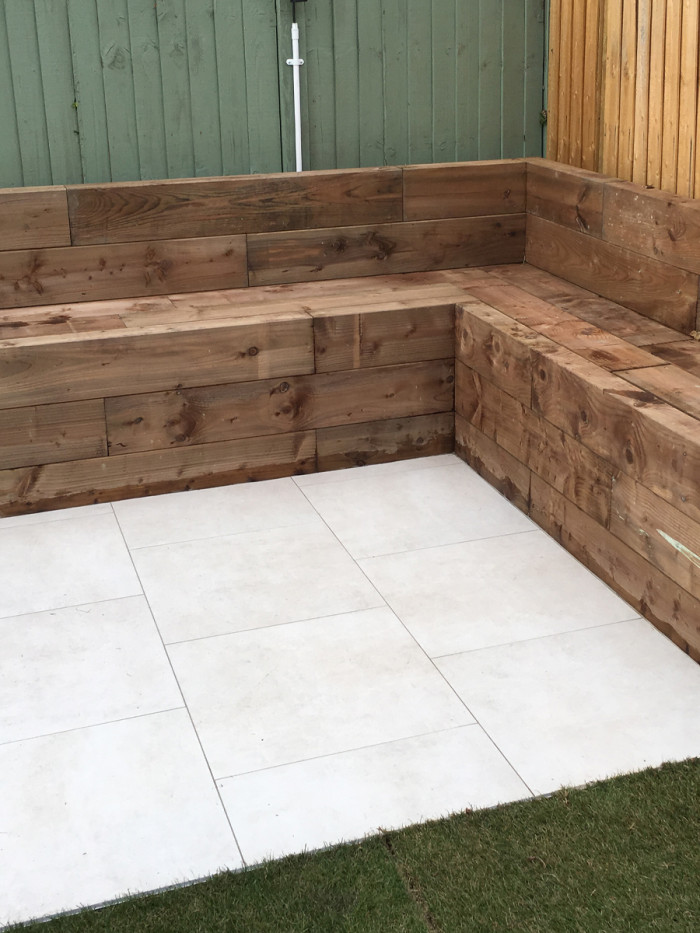 Valdivia Blanco Outdoor Porcelain Paving Slabs - 760x760x20mm