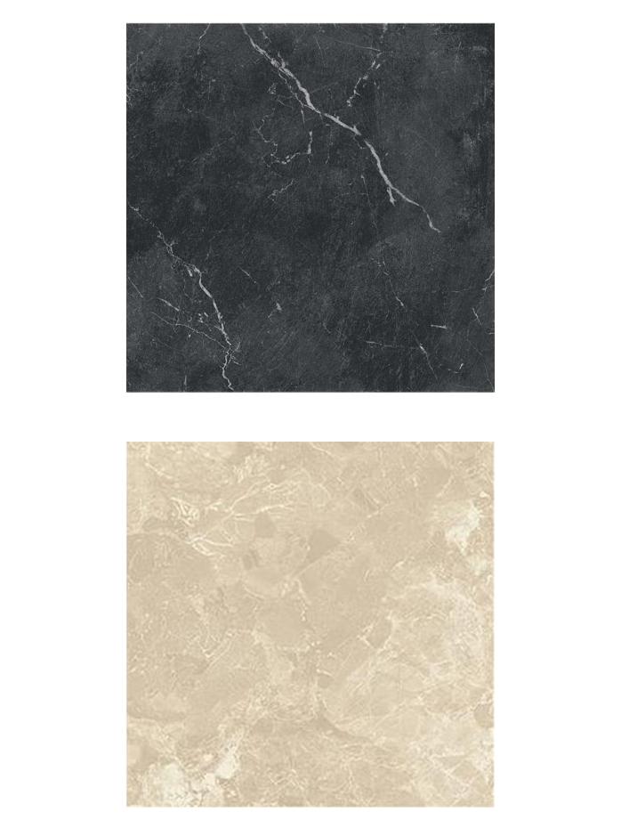 Lusso Noir + Cosmo Crema Checkerboard Porcelain Paving - 300x300x20mm