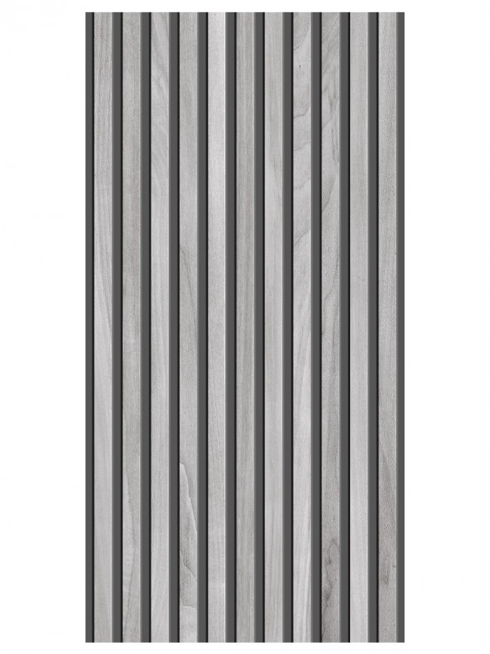 Nordic Cold Wood Slat Decor Tile - 1200x600mm (Last Pack)