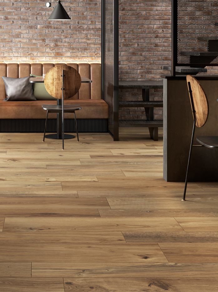 Timeless Nut Wood Effect Italian Tile - 1500x240mm