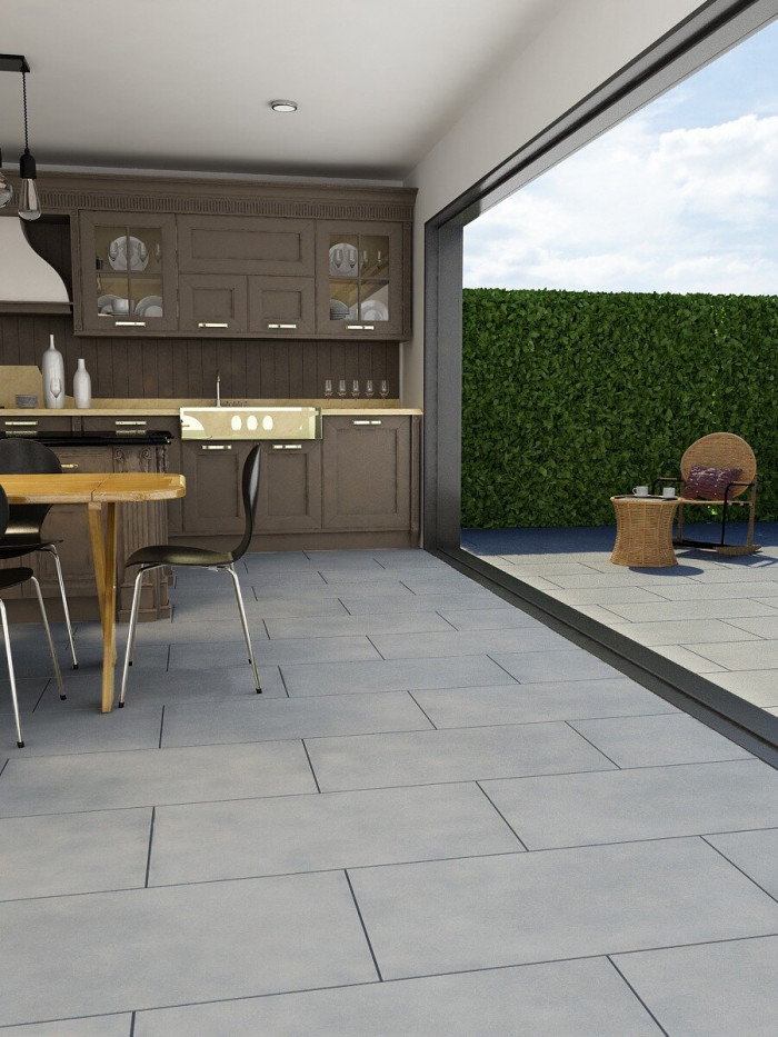 Concrete Grey Anti Slip Tile - 800x400x9.5mm