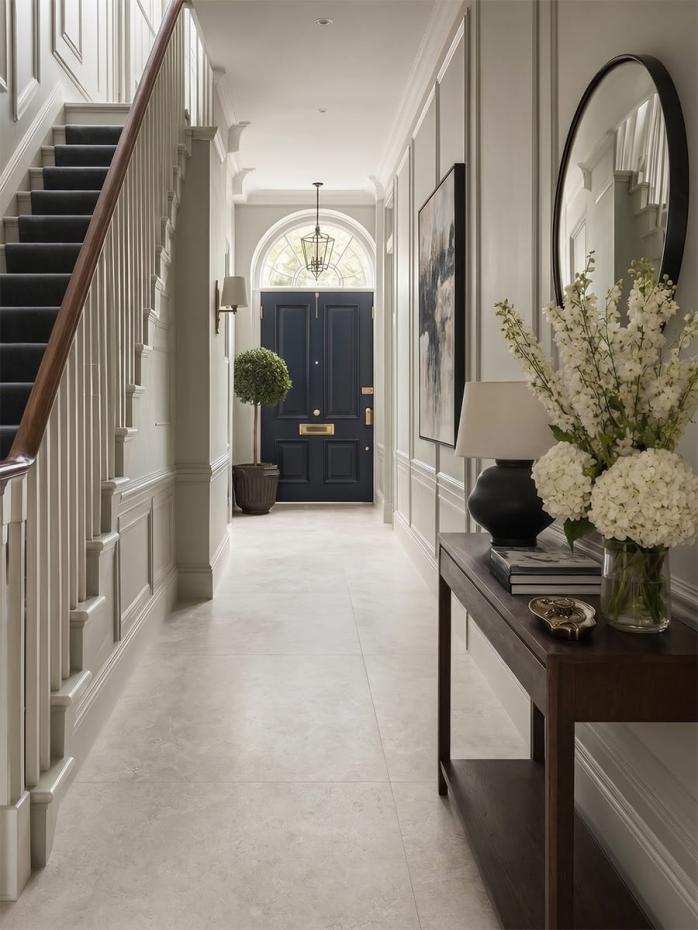 Portland Bone Limestone Effect Porcelain Tile - 1000x1000mm