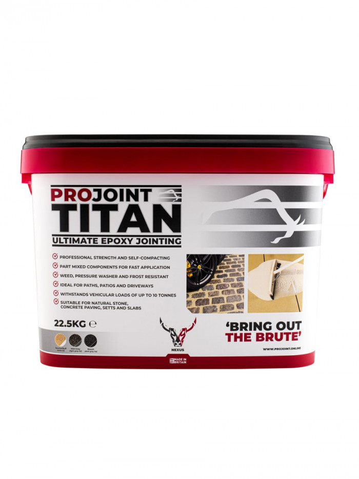 ProJoint Titan Ultra High Strength Epoxy Paving Grout - 22.50kg Tub (For Natural Stone)