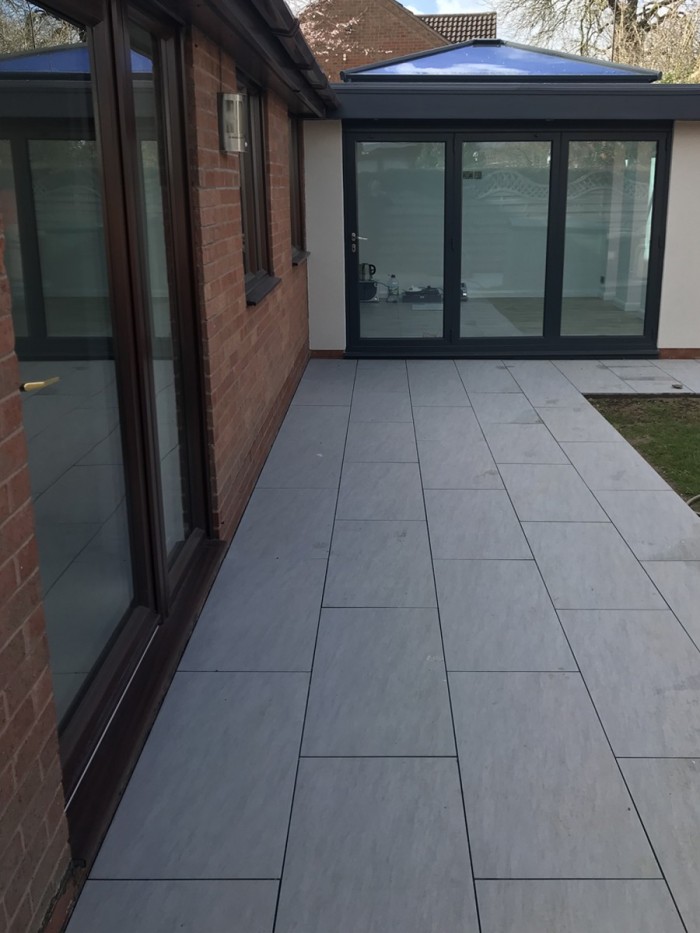 Quartz Gris Outdoor Porcelain Paving Slabs - 900x450x20mm (LAST PACK)