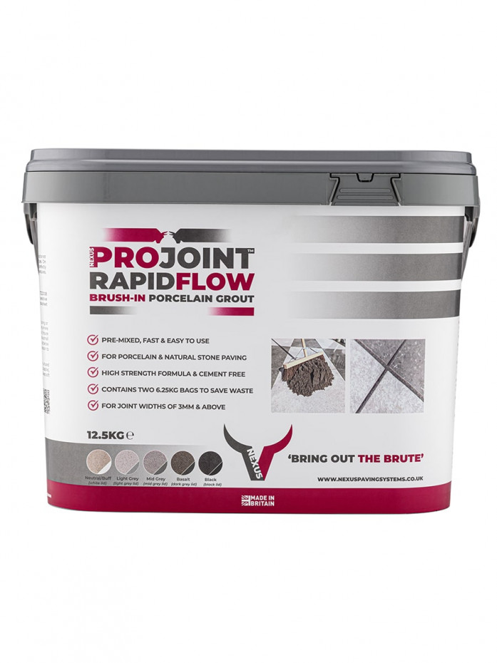 Pro Joint Rapid Flow Brush In Grout - 12.50kg (Colour Choice)