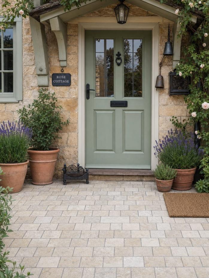 Riviera Antique Tumbled Limestone Cobble Setts - 100x100x30mm