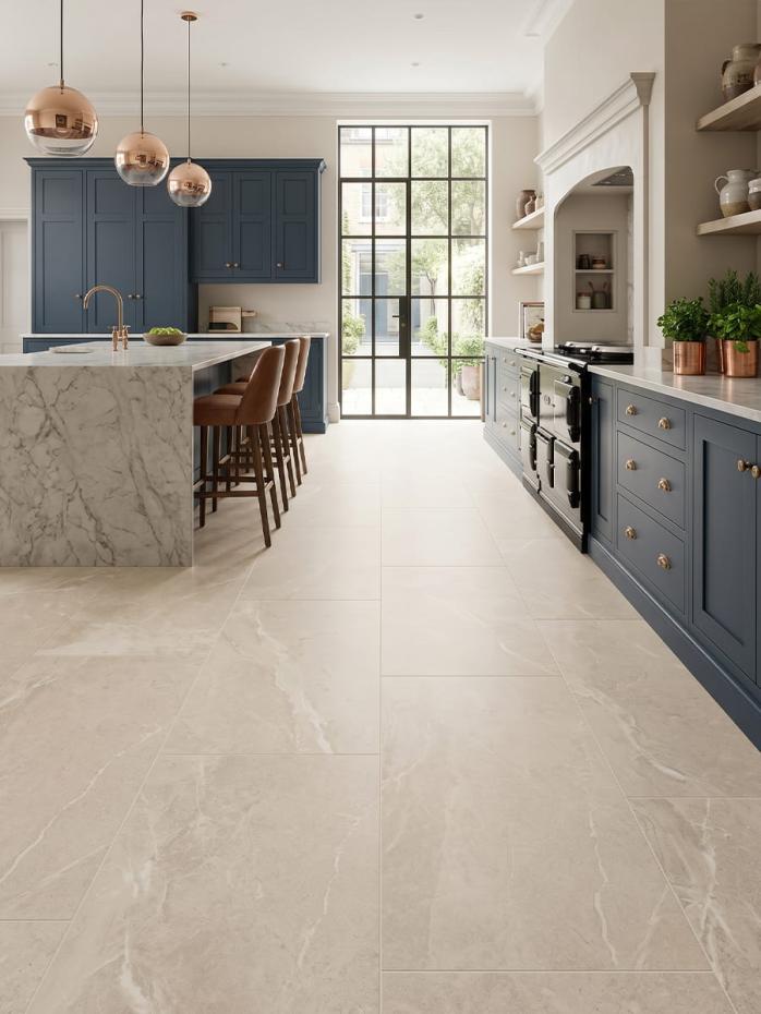 Roca Beige Matt Porcelain Tile - 1200x600mm