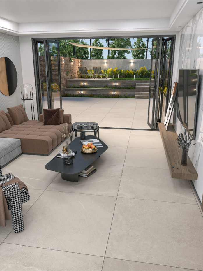 Roca Beige Non Slip Tile - 1000x1000x10mm