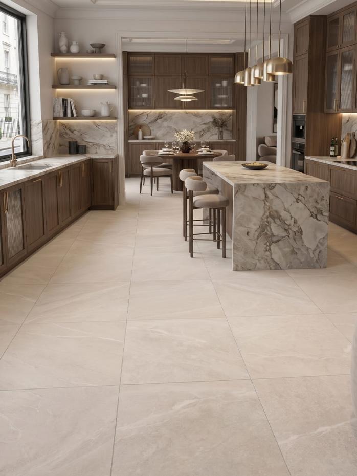 Roca Beige Non Slip Tile - 1000x1000x10mm