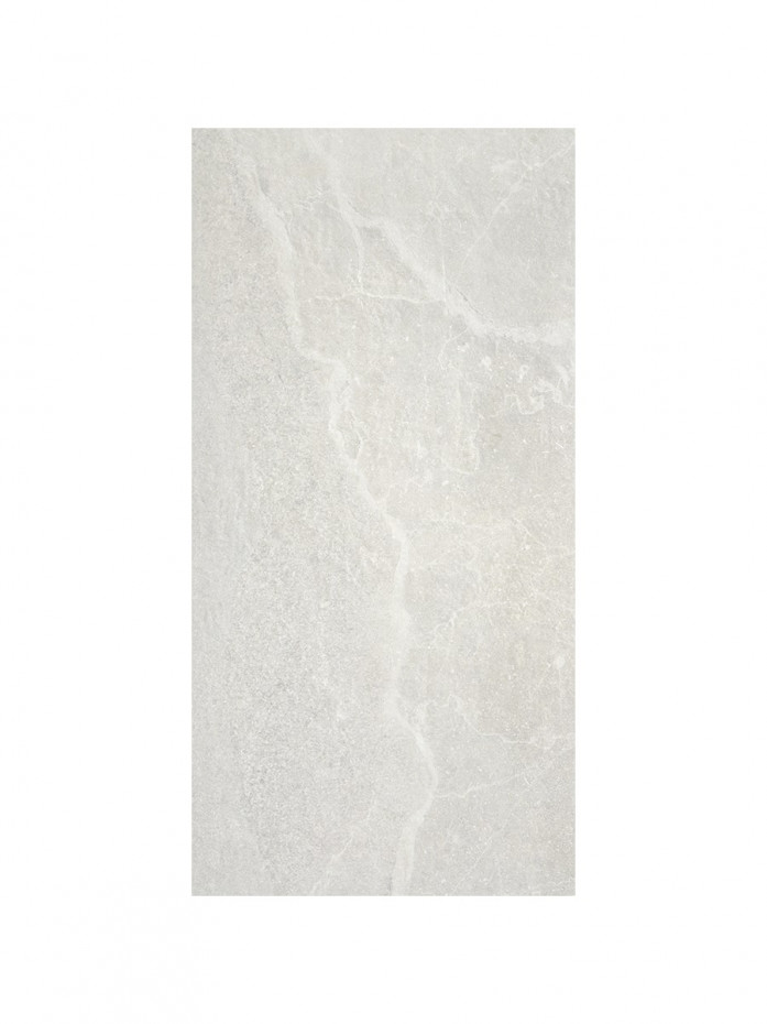 Roca White Matt Porcelain Tile - 600x300x12mm