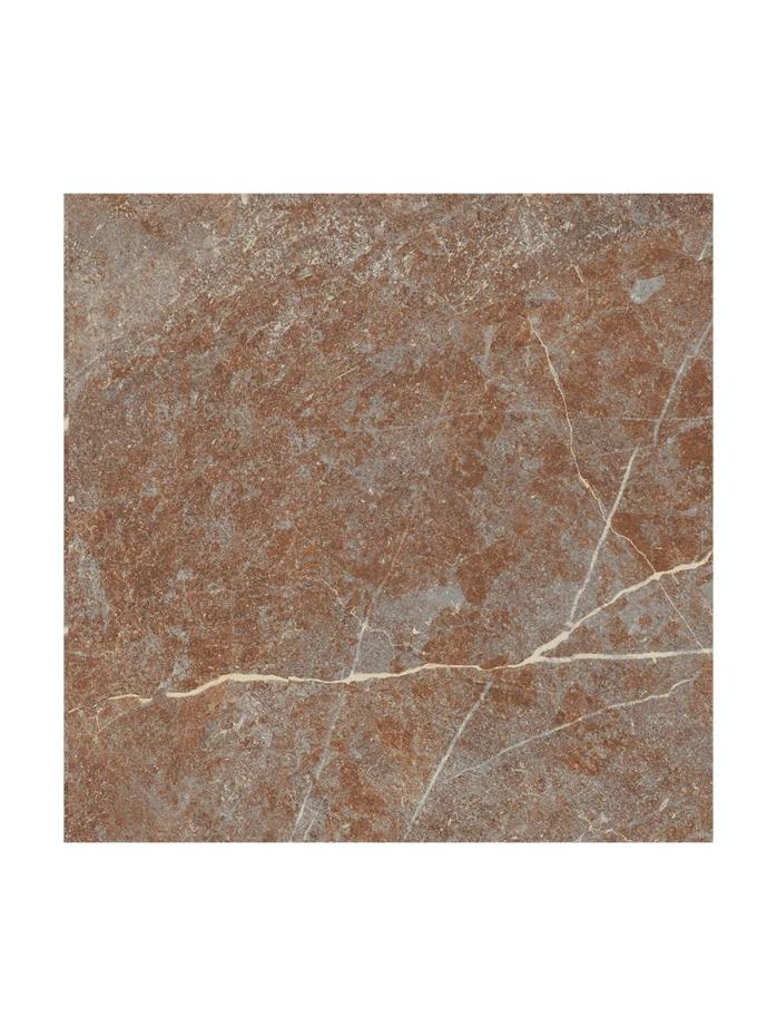 Lusso Rosso Marble Effect Porcelain Tile - 300x300x12mm