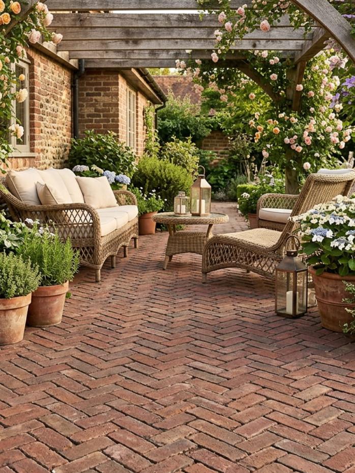 Ruston Tumbled Clay Pavers - 200x50x60mm