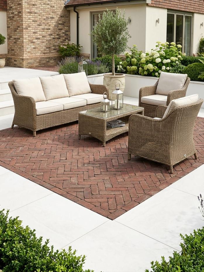Ruston Tumbled Clay Pavers - 200x50x60mm