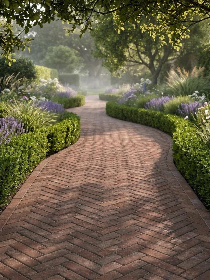 Ruston Tumbled Clay Pavers - 200x50x60mm