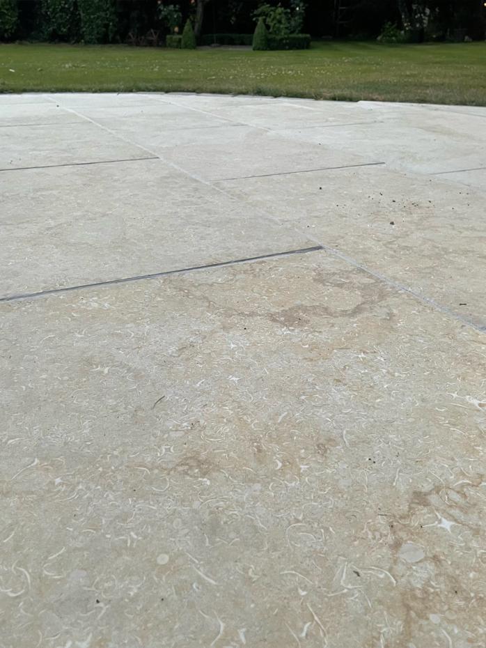 Desert Beige Tumbled Limestone Paving Slabs - 900x600mm
