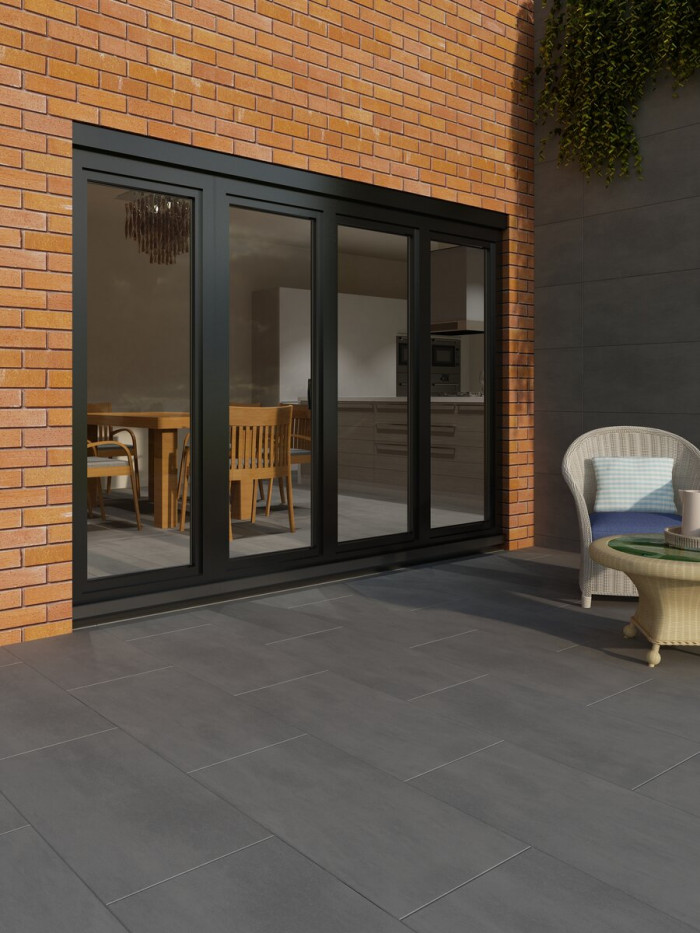 Concrete Nero Anti Slip Tile - 800x400x9.5mm