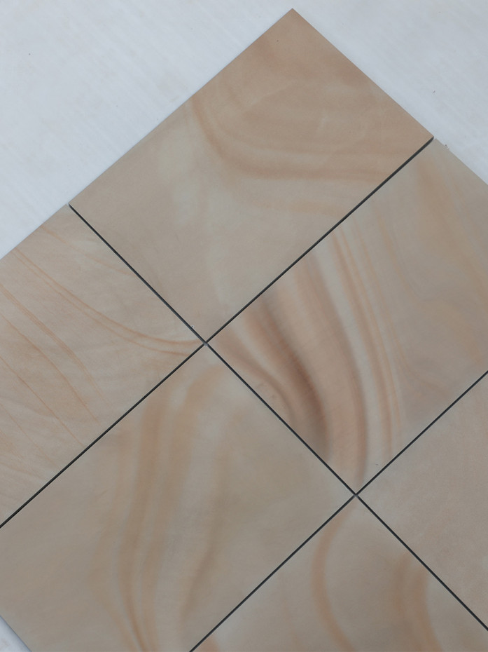 Sawn Buff Sandstone Effect Porcelain Paving Slabs - 900x600x16mm