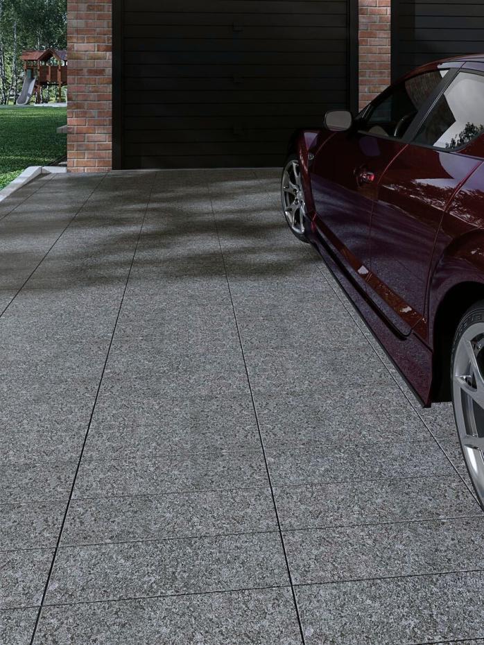 Sesame Dark Grey Granite Driveway Paving Planks - 480x130x40mm
