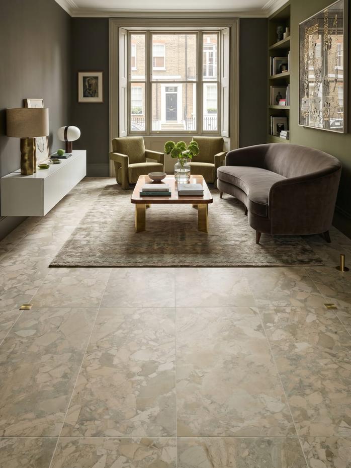 Sicily Flora Italian Porcelain Tile - 1200x600mm