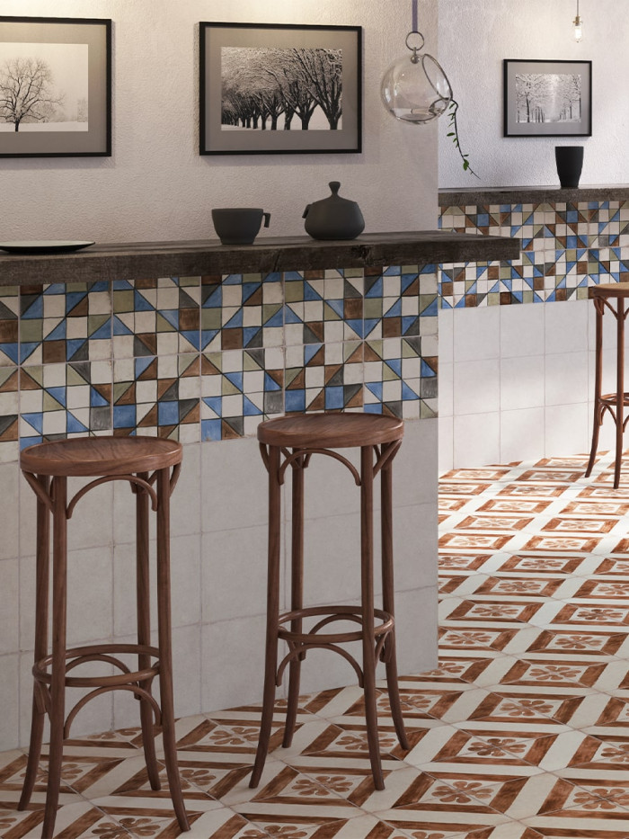 Sorrentina Maiori Italian Porcelain - 200x200mm