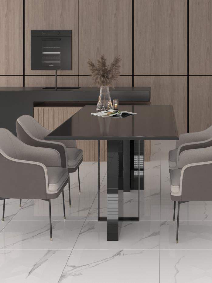 Statuario Polished Porcelain Tile - 600x600mm