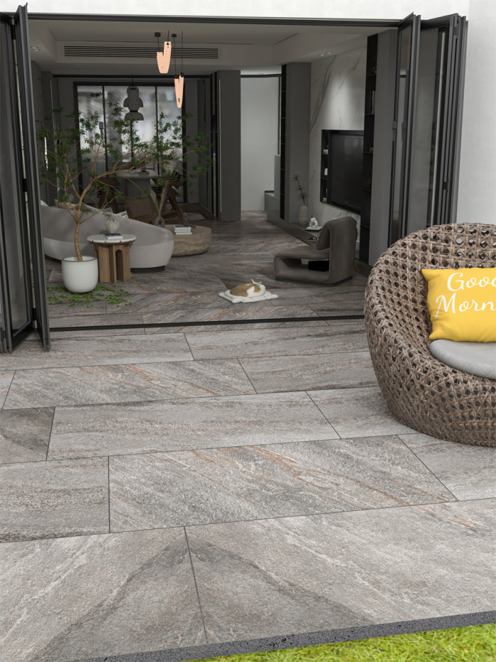Stone Quartz Italian Outdoor Porcelain Slabs - 1200x600x20mm (Last Pack)