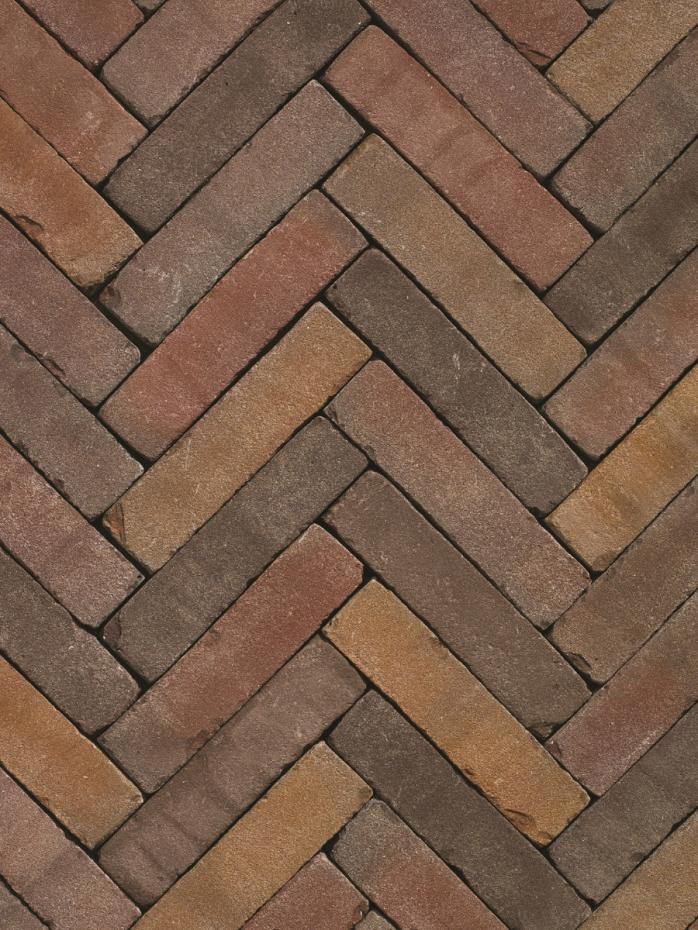 Supraton Tumbled Clay Pavers - 200x50x60mm