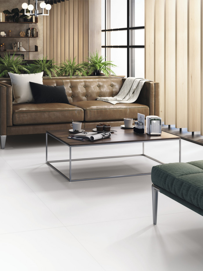 Supreme White Polished Tile - 1200x1200mm